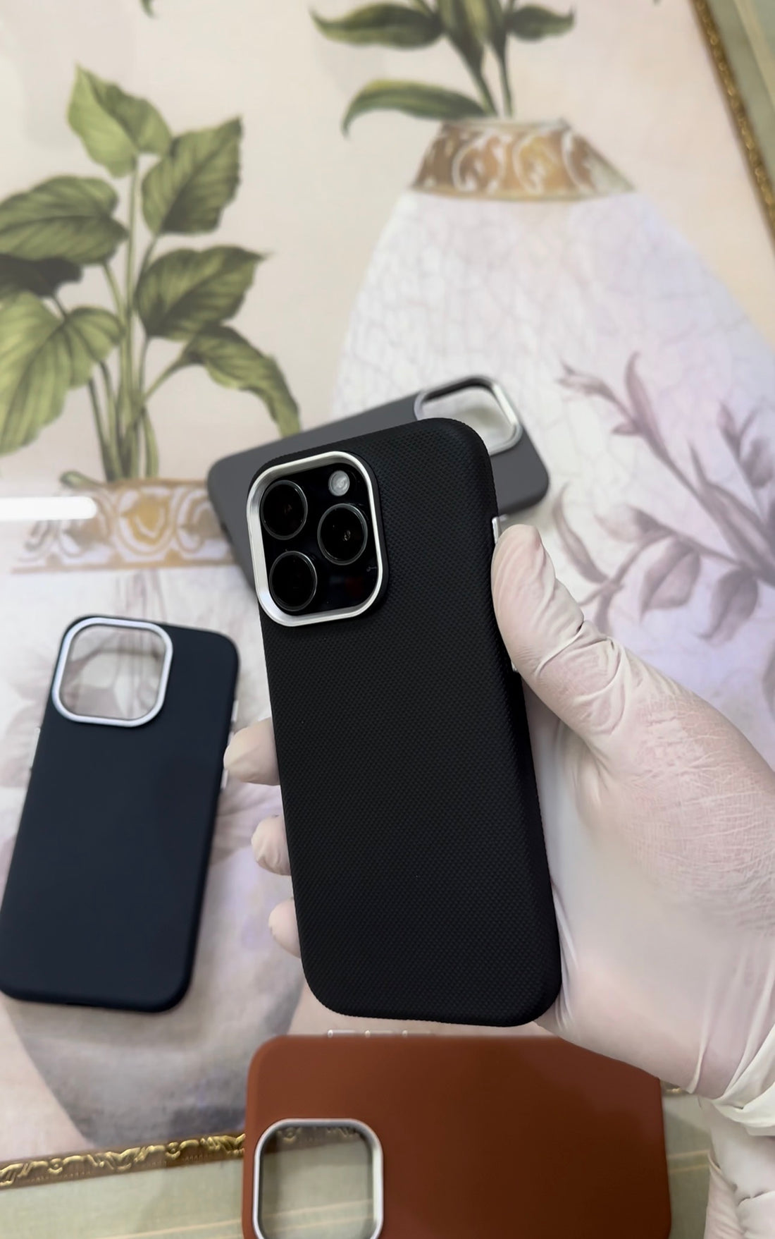 Iphone premium quality leather case