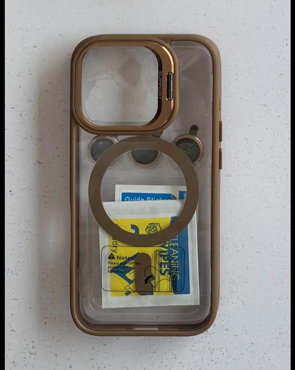 Metallic Case with Free Lense for IPhones