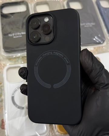 Silicon Case with Wireless Charging for IPhones